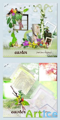 Scrap Set - Easter PNG and JPG Files