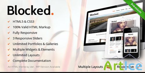 ThemeForest - Blocked - Responsive HTML5 Template