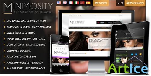 ThemeForest - Minimosity v1.1 - Magazine, Reviews and News WP Theme