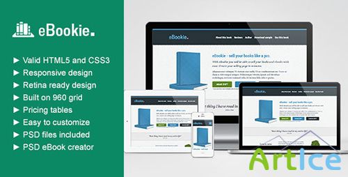ThemeForest - eBookie - Responsive book selling HTML theme
