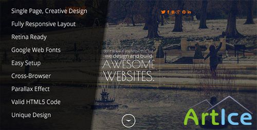 ThemeForest - Venus - Responsive/Parallax/Retina Ready Template