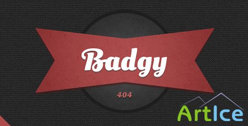 ThemeForest - Badgy Error Page