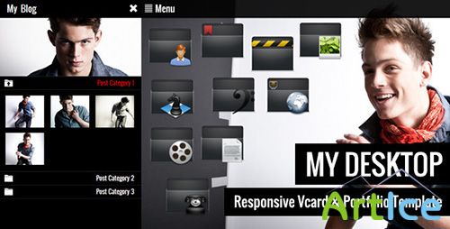 ThemeForest - My Desktop - Responsive Vcard & Portfolio Template