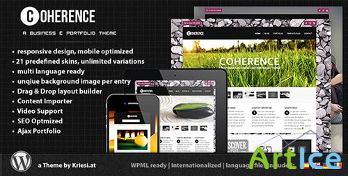 ThemeForest - Coherence v1.2 - Responsive Business & Portfolio Wordpress Theme