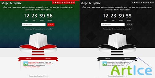 ThemeForest - Stage - Responsive Coming Soon Template