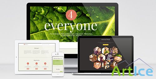 ThemeForest - 4Everyone - One Page Retina HTML Template