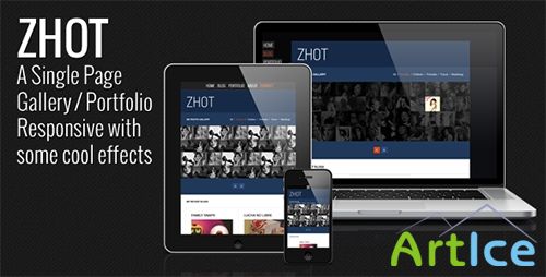 ThemeForest - ZHOT - Responsive HTML Gallery & Portfolio Blog