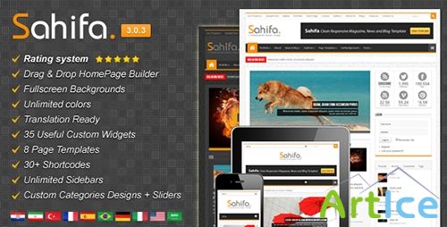 ThemeForest - Sahifa v3.0.1 - Responsive WordPress News,Magazine,Blog