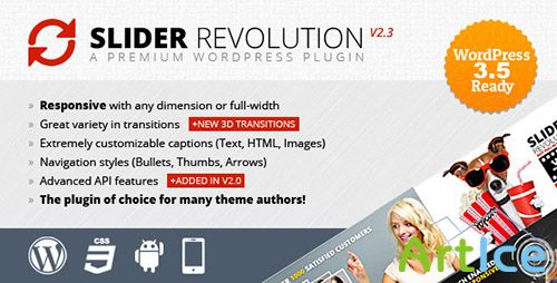 CodeCanyon - Slider Revolution v2.3.3 Responsive WordPress Plugin