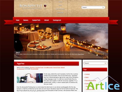 BonAppetit - WordPress Theme