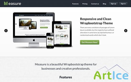 Measure Responsive - Business Theme