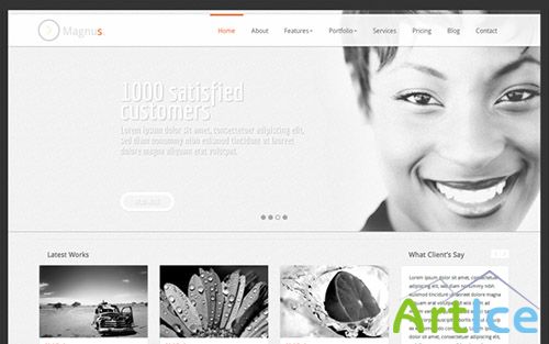 Magnus Responsive Business Template