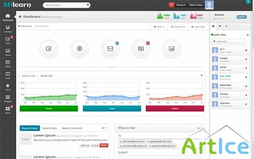 Stilearn - Admin Template