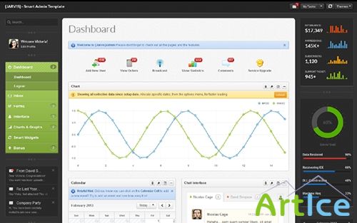 Jarvis - Smart Admin Template
