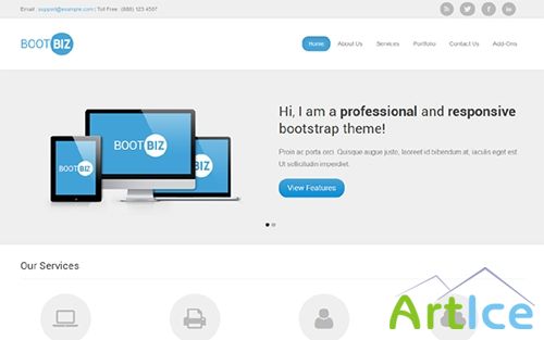 BootBiz - Responsive Business Theme