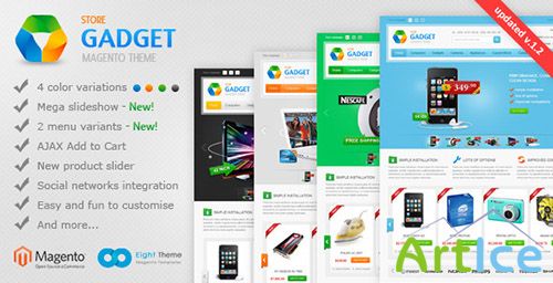 ThemeForest - Gadget v1.2 - Magento Theme