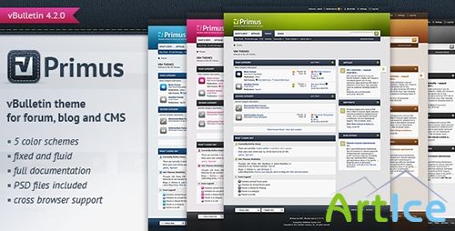 ThemeForest - Primus - A Theme for vBulletin 4.2 Suite