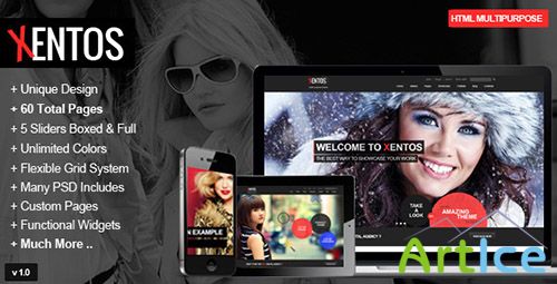 ThemeForest - Xentos - Responsive Multipurpose Theme - RIP