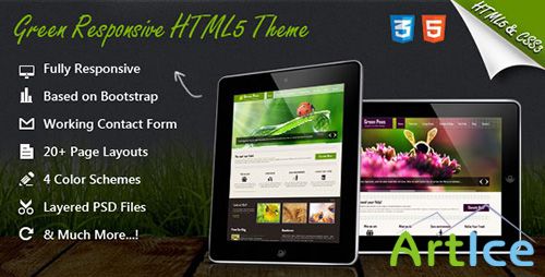 ThemeForest - Green - Responsive HTML5 Theme