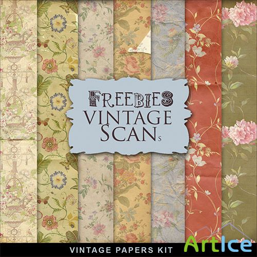 Textures - Old Vintage Backgrounds #130