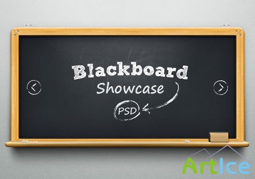 Blackboard Showcase PSD