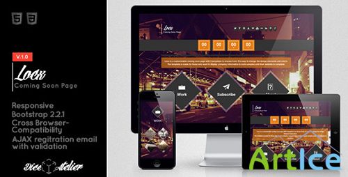 ThemeForest - Locx - Responsive Coming Soon Page - RIP