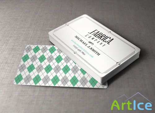 Pixeden - Retro Business Card