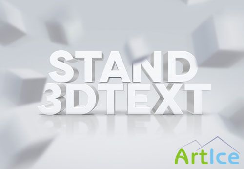 Pixeden - Psd 3D Text Effect