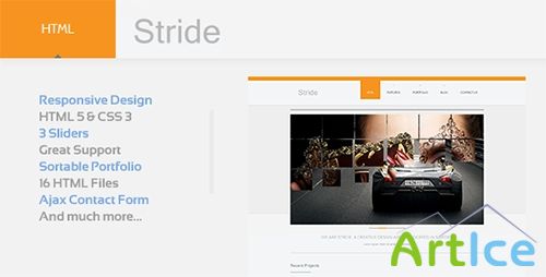 ThemeForest - Stride - Responsive HTML5 Template - RIP