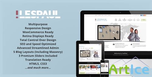 ThemeForest - !LesPaul v1.3 - Retina Responsive WordPress Theme