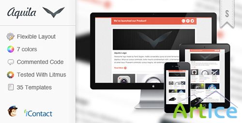 ThemeForest - Aquila - Flexible E-mail Newsletter - RIP