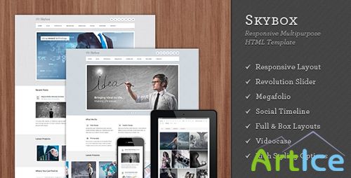 ThemeForest - Skybox - Responsive Multipurpose HTML Template - RIP