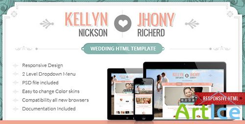 ThemeForest - Wedding HTML template - RIP