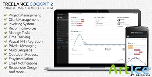 CodeCanyon - Freelance Cockpit 2 - Project Management - FULL