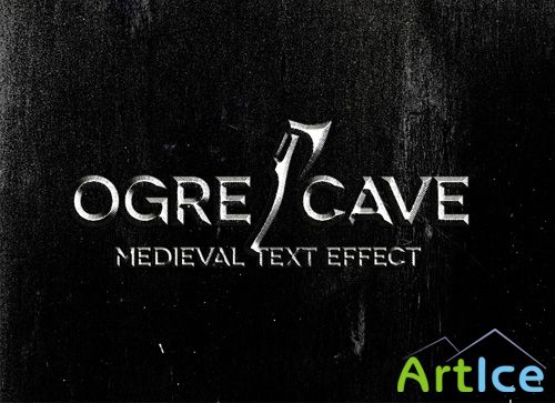 Ogre Cave Medieval Text Effect