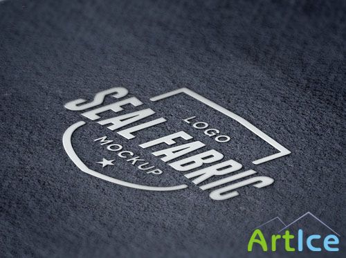 Pixeden - Fabric Logo Mock-Up Template