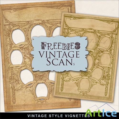 Scrap-kit - Vintage Style Vignettes 2013