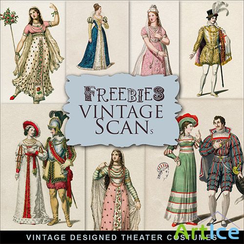 Scrap-kit - Vintage Designed Theater Costumes