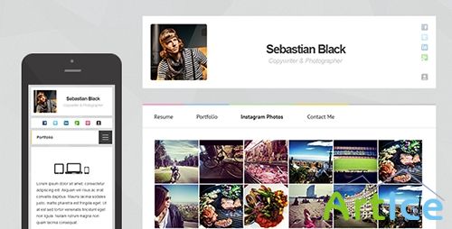 ThemeForest - InstaCard - Responsive Virtual Business Card - RIP