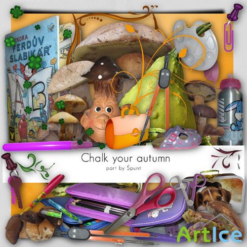 Scrap Set - Chalk your Autumn