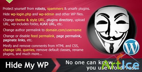 CodeCanyon - Hide My WP - No one can know you use WordPress! - Utilities