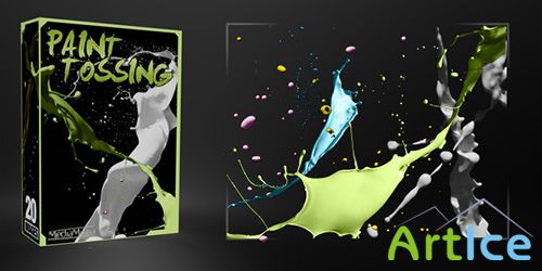 Paint Tossing Pack - 20 Images