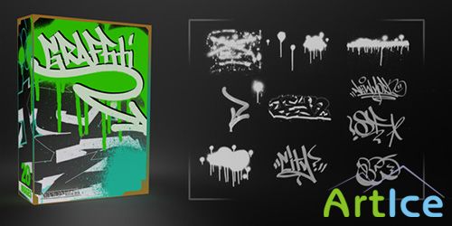 Graffiti Pack - 21 Images & Brushes