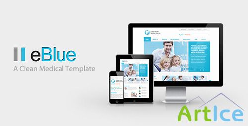 ThemeForest - eBlue Medical Center Site Template - RIP