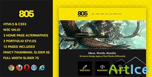 ThemeForest - 805 HTML Portfolio - RIP