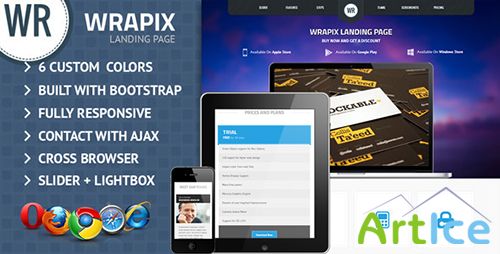 ThemeForest - Wrapix App Showcase Landing Page - RIP