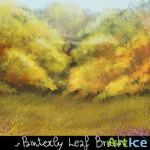 Painterly Background brush (Oak)