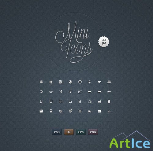 Pixeden - Mini Icons Set Vol4
