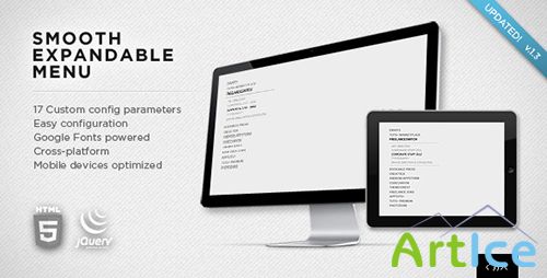 CodeCanyon - Smooth Expandable Menu v1.3