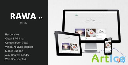 ThemeForest - Rawa v2.0 - Clean / Responsive / Minimal / HTML5